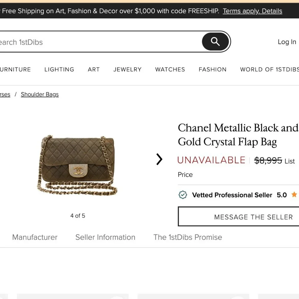 Limited Edition CHANEL Iridescent Classic Flap Bag with Crystal CC Lock - Picture 17 of 17